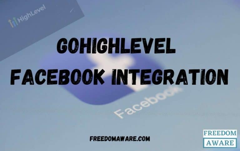Gohighlevel Facebook Integration