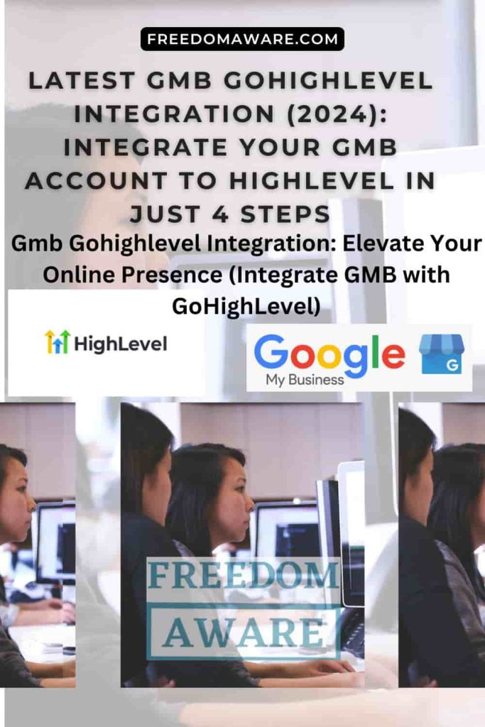 Gmb Gohighlevel Integration