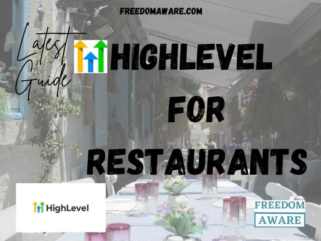 Gohighlevel For restaurants 