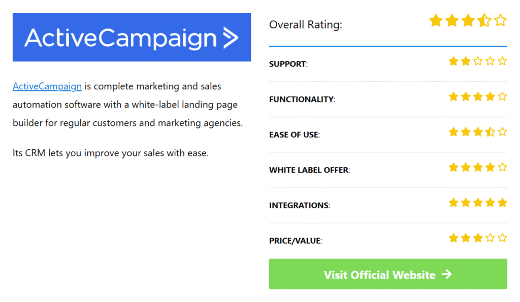 white label landing page builder software