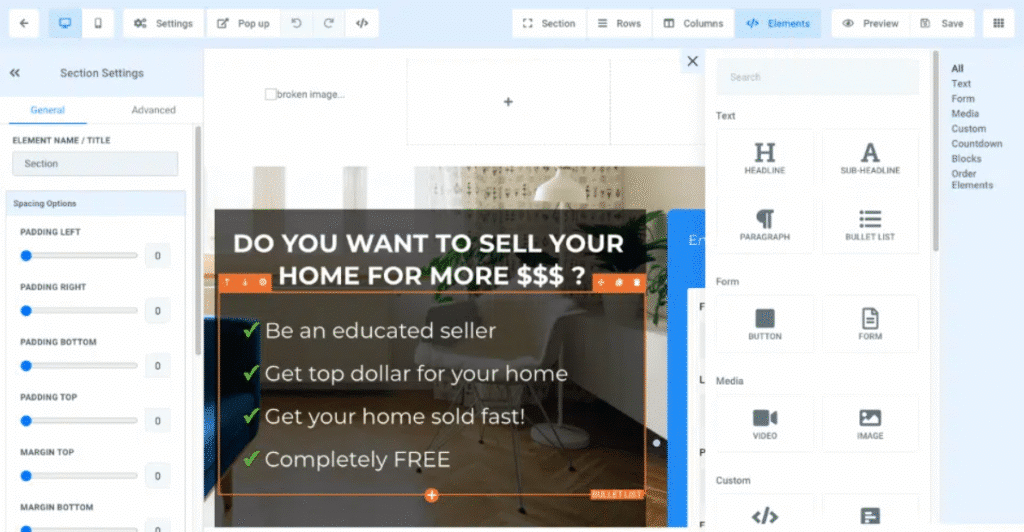 white label landing page builder software