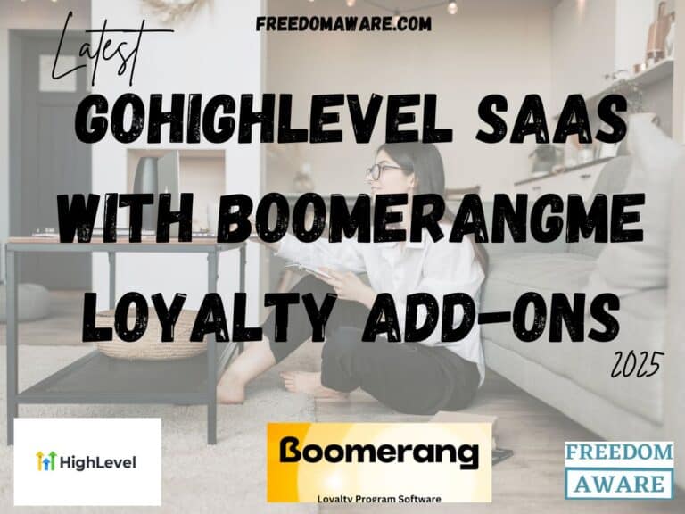 GoHighLevel SaaS with BoomerangMe Loyalty Add-ons
